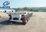 7pin Plug Lights 20ft Steel Q235 Shipping Container Trailer for 4 Axle Container