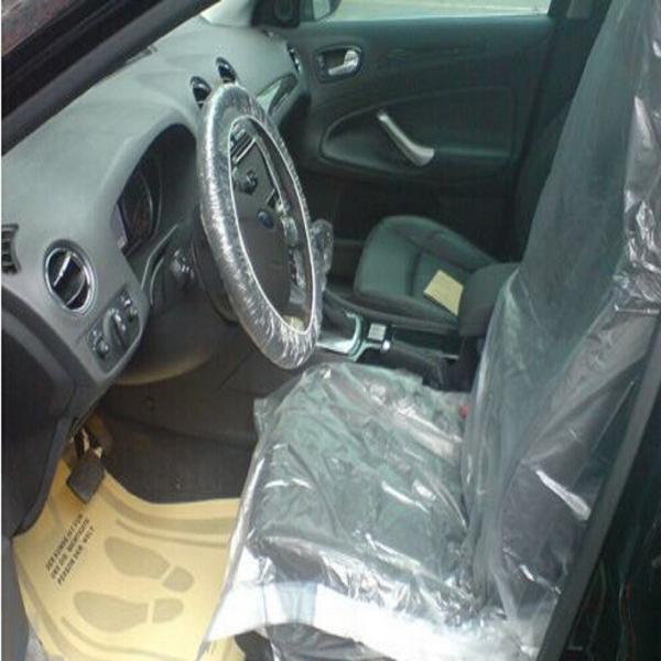 China Dustproof Protective Steering Wheel Covers And Seat Covers Dispossible factory