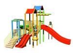 Parent-child Theme Play Station Equipment, Kids' Water Park Playground For 30