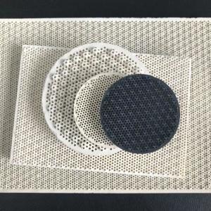 China Heat Resist Element Refractory Ceramics Plate Porous Ceramic Cordierite Honeycomb factory