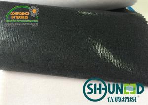 China Black Shirt Interlining With S / M / H / 2H / 3H handfeeling For Collar Of Shirts factory