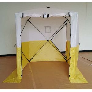 China 200*200*200MM Outdoor Dual-Color Waterproof PU Coated 200D Polyester Oxford Foldable Fibergalss Pop Up Work Tents on sale