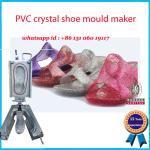 High Heel Footwear Mold Pink Yellow Elegant Crystal Shoe Mould Maker