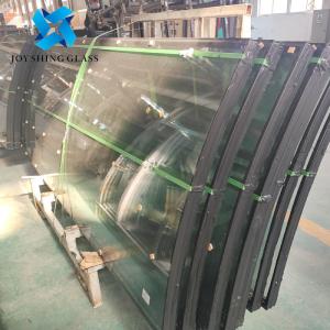 China Customized Ultra Clear Curved Tempered Insulated Glass Units factory