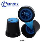 16*17mm Potentiometer Knob Knurled Pointer Amp Volume Knob