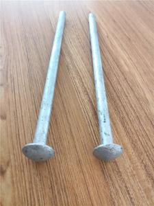 China Hot Dipped Galvanized Earth Ground Anchor , Steel Tent Stakes Tent Spike 19mm Diameter factory