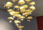 Zhongshan Supplier Big Gold and Silver Interior Living Room Decorative Lighting