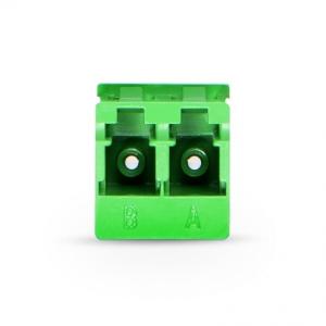 China Exact Cables Duplex LC APC LC UPC APC SM DX Green Coupler Simplex Optic Fiber Adapter factory
