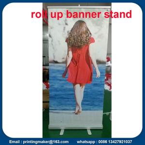 China Roll Up Retractable Display Banners For Indoor Advertising factory