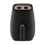 1300W Oil Free Fryer / Black Air Fryer Non Stick Coating Plastic Material