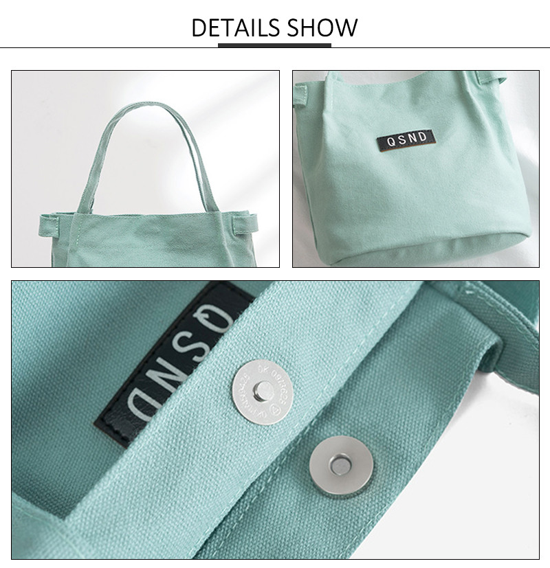 ISO Waxed Canvas H19Cm Insulated Lunch Cooler Bags