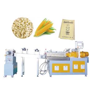 China 5~20kg/H Biodegradable Plastic Bag Blown Film Granulator PLA Corn Starch Pelletizer factory