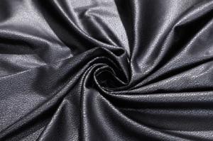 China Wrinkle Black Faux Suede Bed Sheets Polyester 155cm factory