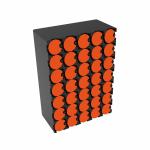 30mm Dot Magnetic Flip Dot Display Flip Disk Display Wall Interactive