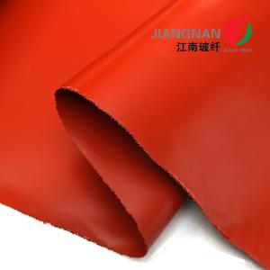 China Thermal Insulation Silicone Coated Fiberglass Fabric With Temperature Resistance factory