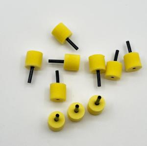China Disposable Polyurethane Foam Ear Tips Yellow 50 Pcs Per Bag factory