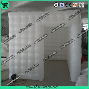 China White Portable Inflatable Event Tents / Durable Inflatable Photo Booth Tent Printing factory