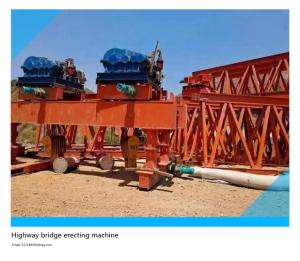 China Jqjh50 bridge erecting machine, bridge laying machine, gantry crane truss, self-propelled bridge machine factory