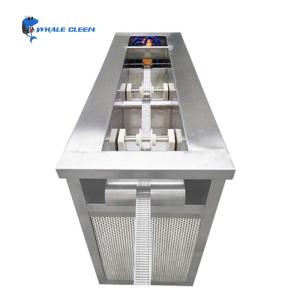 China OEM ODM Industrial Ultrasonic Bath Cleaner Automatic Conveyor Mesh Belt Through Type factory