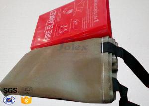 China Brown Welding Fire Blanket Fiberglass Fire Blanket Materails 1.8m x 1.8m factory