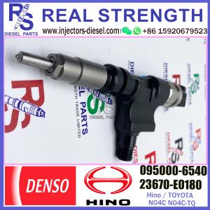 China Original diesel common rail injector 095000-6540 095000-6541 for TOYOTA HINO 23670-E0180 23670-E0181 23670-78130 factory