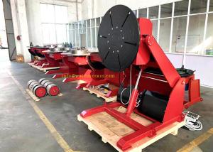 China Hydraulic Welding Positioner 1 Ton With Foot Pedal And Hand Box factory