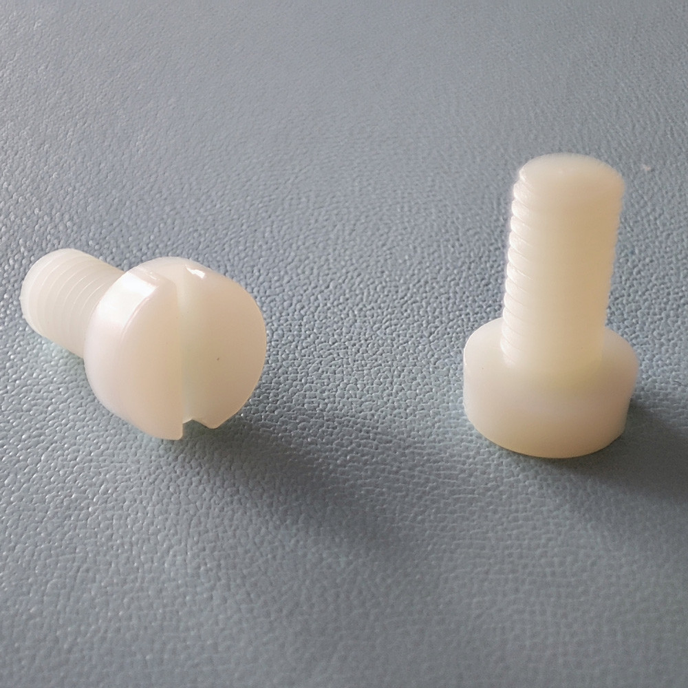 M6X12MM Plastic Hardware Products PEEK PTFE PP PPS PVC Nylon Screws UL 94 v-2