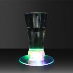 Transparent Round LED Coaster For Table Centerpieces, Weddings, Birthdays, KTV