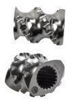 High Wear Twin Plastic Extruder Screw Elements With Vacuum Quenching Treatment