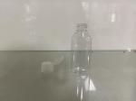 Refillable 50ml PET Clear Plastic Bottles Oval Flat With Flip Top Cap