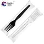 Food grade take away supplies disposable individual package plastic fork ps
