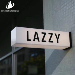 China Store front personalised letter logo acrylic illuminate3d letter led backlit sign factory