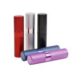 0.2OZ 6ml Flat Shoulder Perfume Atomizers Round Aluminum Perfume Spray Bottle