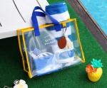 Fashion PVC Handbags Clothing Package , Beach Travelling PVC Swim Bag