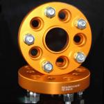 5x100 To 5x114.3 Forged Aluminum Hub Centric Wheel Adapter For SUBARU Gold Color
