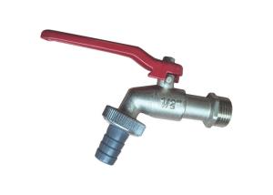 China Light Type Brass Ball Bibcock Valve Tap Nickel Plated factory