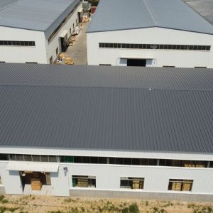 Prefabricated Fireproof Steel Frame Warehouse Building Q235B Q355B