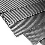 High Toughness Kevlar Weave Carbon Fiber Sheet 0.3mm Thickness