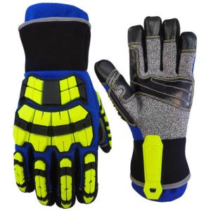 China 4544FP EN388 2016 Heavy Duty Rescue Extrication Gloves ANSI Cut Level A8 factory