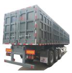 CIMC Cargo Tipper Semi Trailer 80 Tons Hydraulic Double Side Dump Tipping