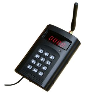 Wireless call system equipment small transmitter keyboard and waterproof wrist
