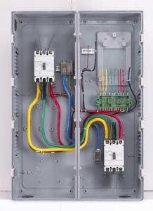 China Reinforced SMC Meter Box , Industrial OEM Offered External Electric Meter Box factory