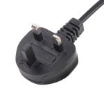 Extension UK PC Power Cable , 2 Pin 13A 250V AC Power Cord 1.8m 2m 5m