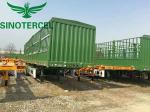 Green Fence Semi Trailer 40000kgs Shipping Container Semi Trailer