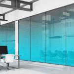 6 6mm Gradient Color Double Tempered Laminated Glass for Bathroom Living Room