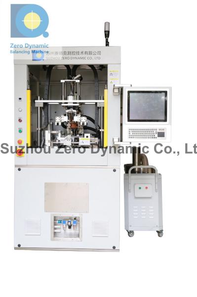 Two Station Motor Outer Rotor Vertical Double Plane Automatic Milling Balancing