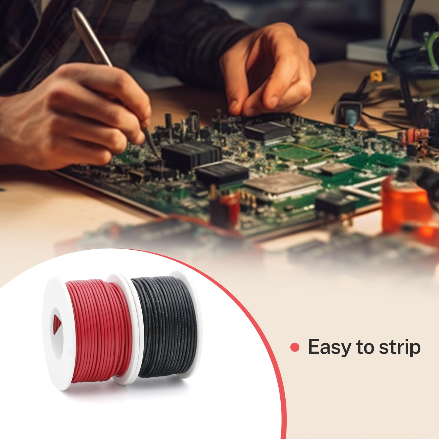 18 Gauge Solid Core Tinned Copper Hook up Wire Kit Perfect for Industrial Machinery