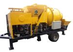 Static Hydraulic Mobile Concrete Mixer Pump For House / Commercial Buildings
