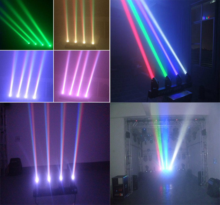 Sharpy Mini LED Moving Head Light 100w , 4in1 4 Moving Head Bar High Brightness