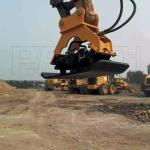 2000rpm Excavator Compactor Attachment , OEM Excavator Mounted Wacker Plate